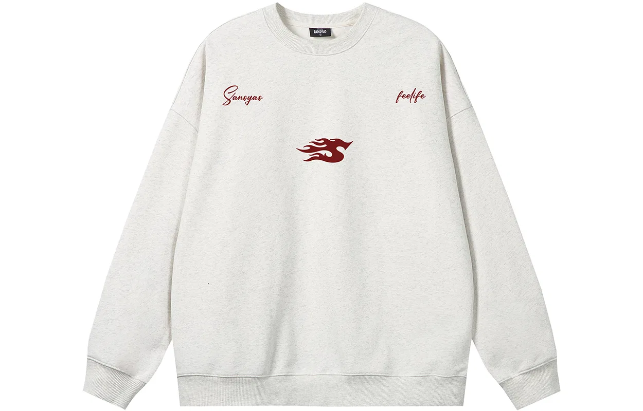 Детское худи унисекс с круглым вырезом Heather Gray SANSYAS