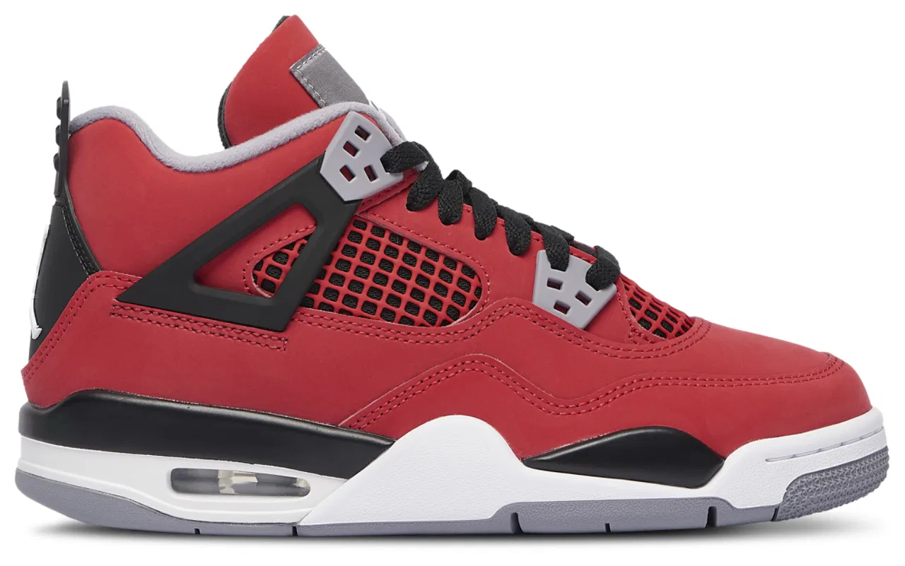 Кроссовки для мальчиков Retro 4 Jordan, цвет Red/White/Grey