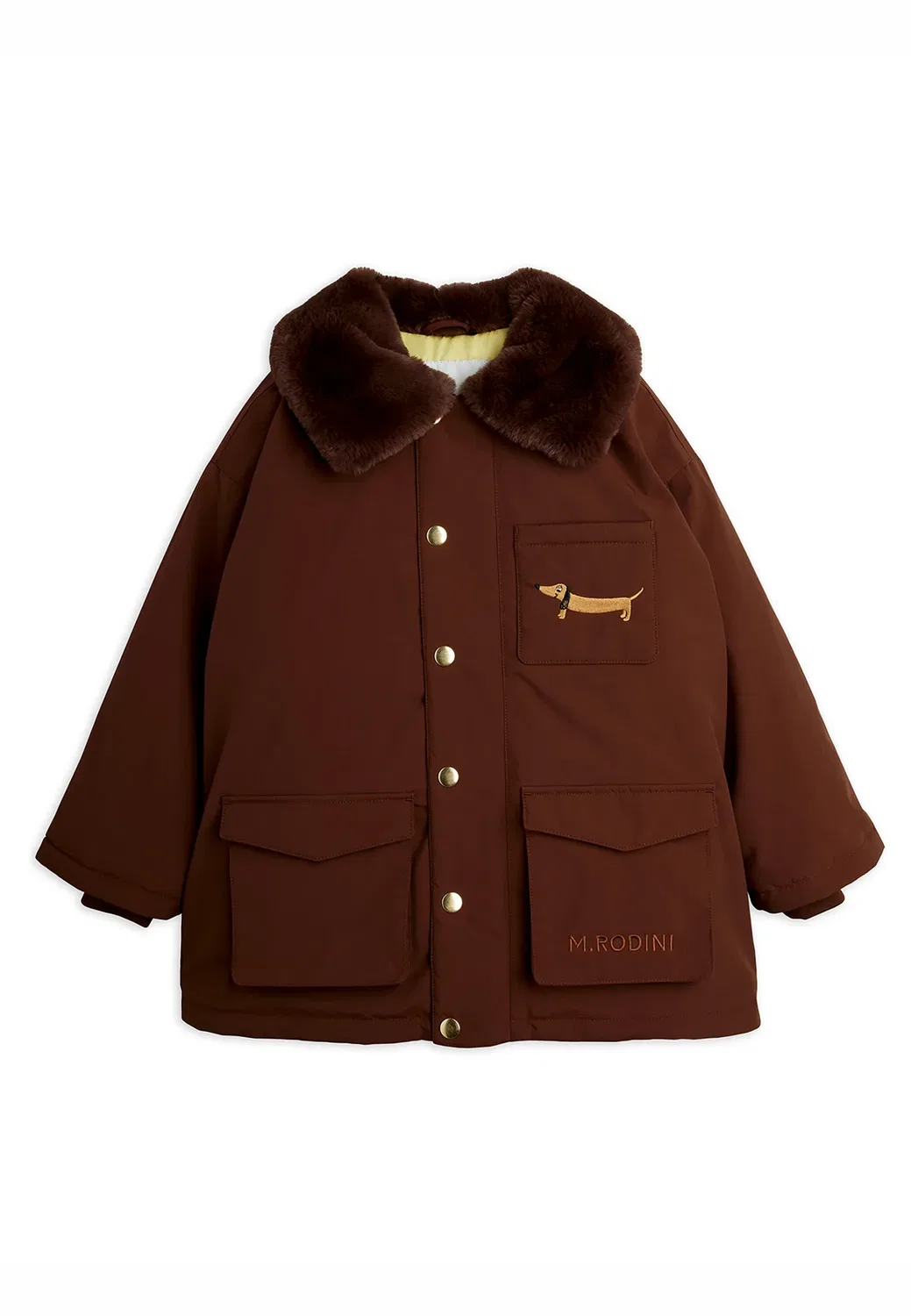 Унисекс - водонепроницаемая куртка Mini Rodini, Brown