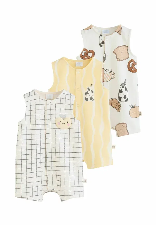 Комплект пижамных костюмов 3 шт, Regular Fit, Next, milk club printed