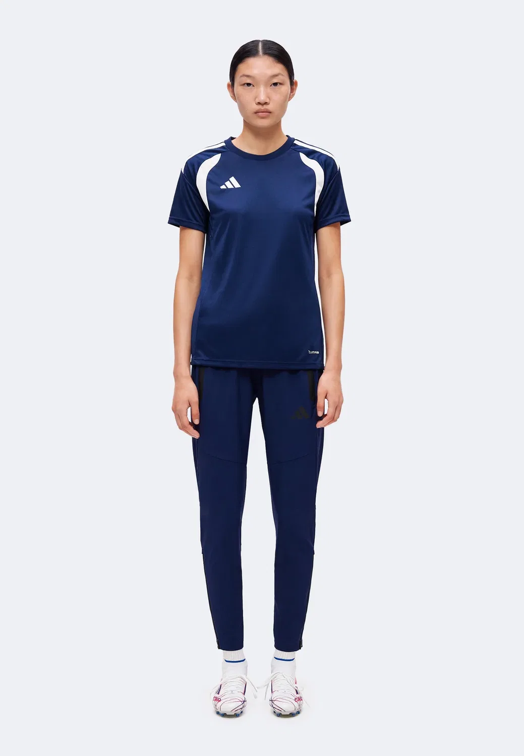 Брюки для путешествий Tiro - спортивные штаны Adidas Performance, Team Navy Blue 2/Black — фото 2