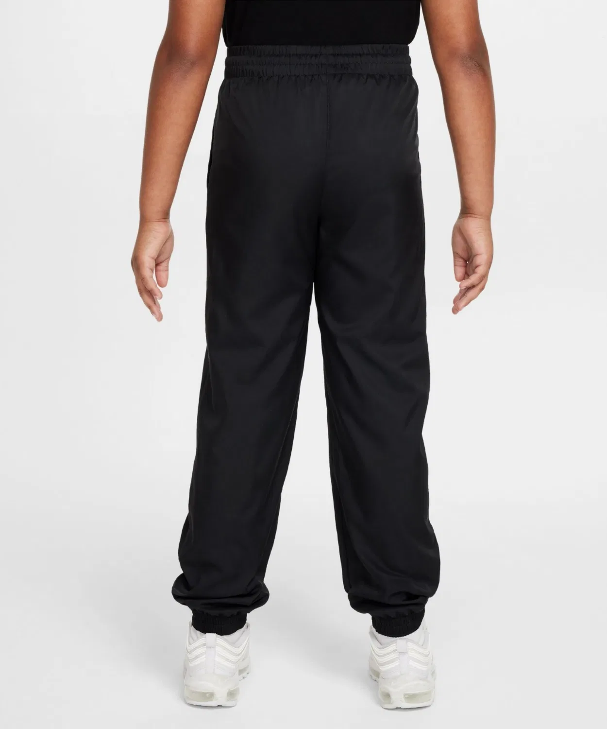 Детские спортивные штаны-джоггеры с утягивающим шнурком Nike Sportswear Club Black — фото 4