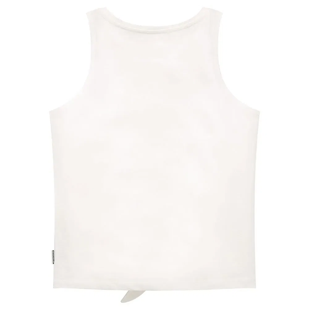Детская футболка без рукавов с узлом Knotted Top Tom tailor, White — фото 2