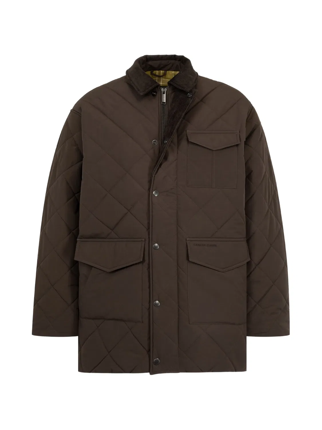 Стеганое пальто Terra коричневого цвета Canada Goose, коричневый — фото 3
