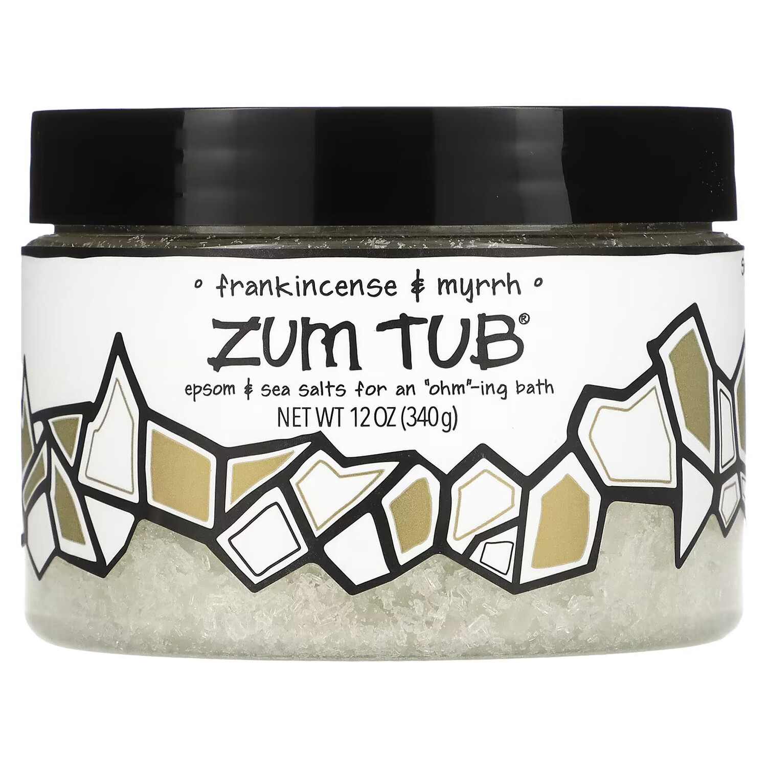 

ZUM, Zum Tub, морские соли с английской солью, ладан и мирра, 340 г (12 унций)