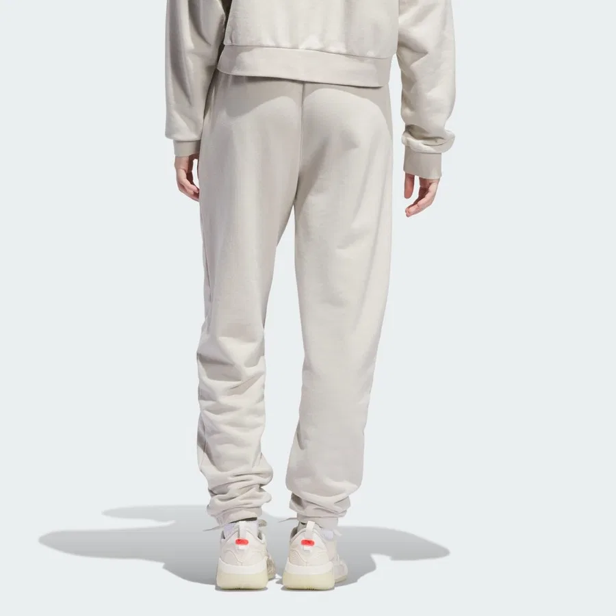 Спортивные брюки из футера с моделью Select AWB, adidas, Бежевый — фото 2