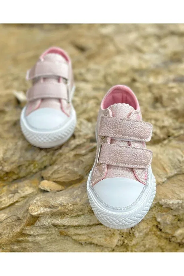 Детские туфли для девочек с принтом Surpie Shoes, Powder — фото 3