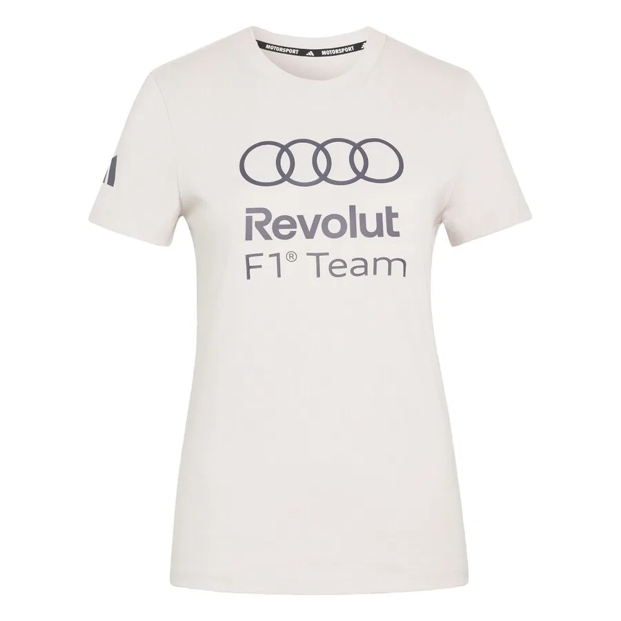 Спортивная футболка ADIDAS PERFORMANCE Performance Shirt 'Audi Revolut F1 Team DNA', кремовый