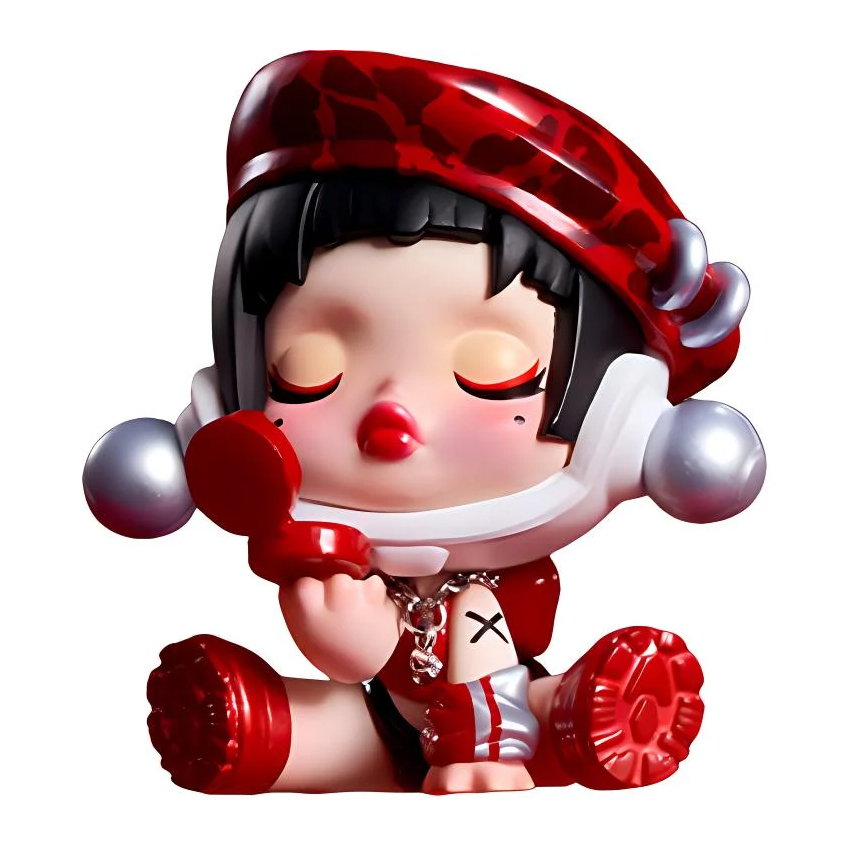 

Фигурка Pop Mart Skullpanda X MAKE UP FOR EVER Metallic DIVA Limited edition