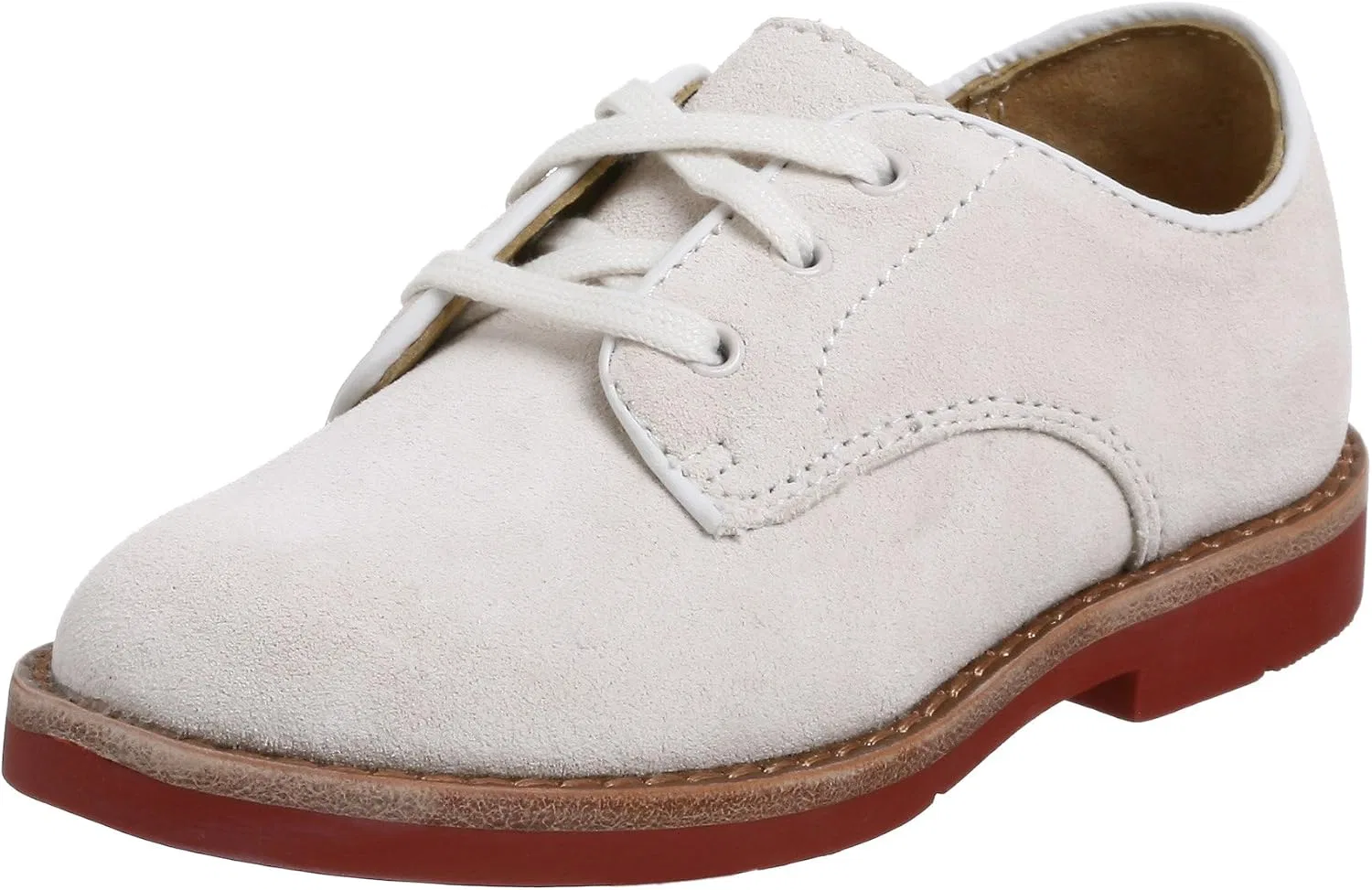 Детские оксфорды Barton Flat Polo Ralph Lauren Kids, White Suede