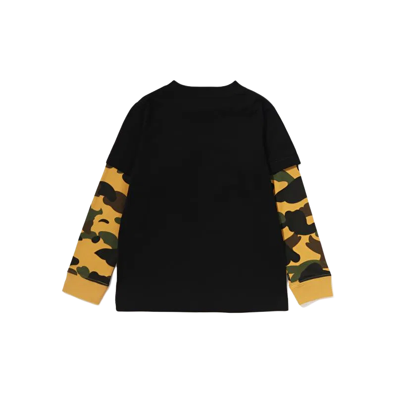 Детская футболка с круглым вырезом Black BKX A BATHING APE — фото 3