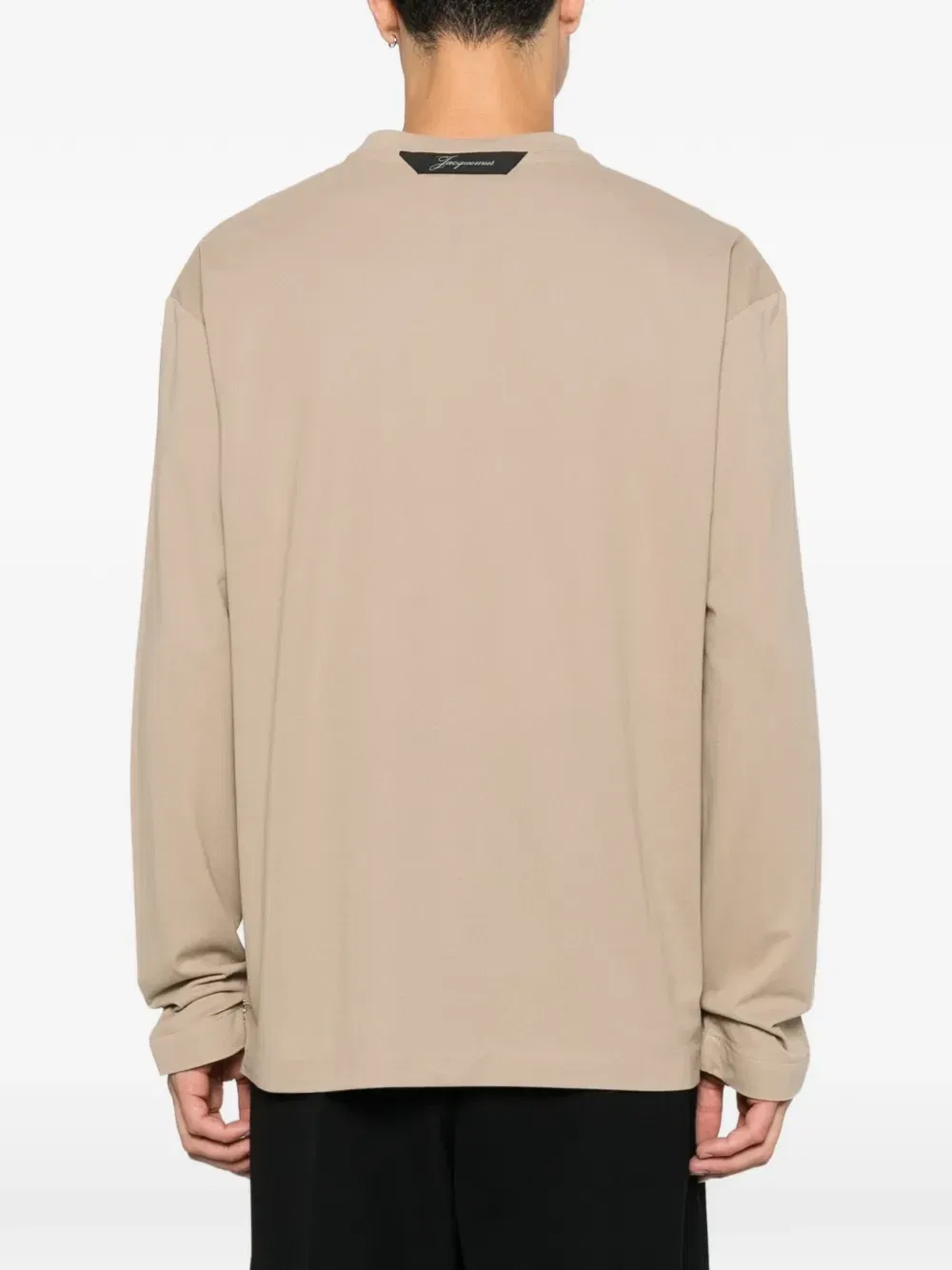 Футболка с длинным рукавом JACQUEMUS, бежевый — фото 4