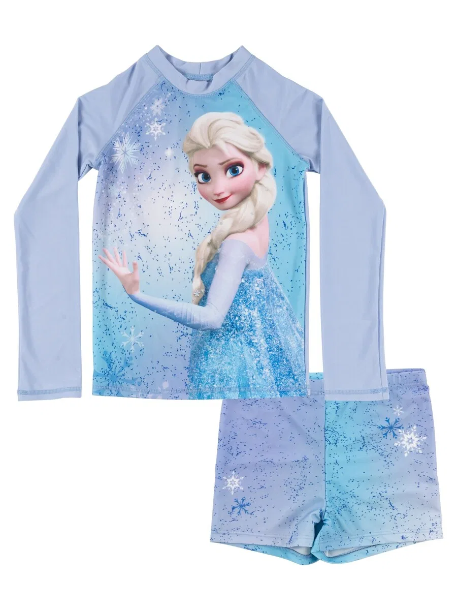 Синий спортивный купальник Disney Die Eiskonigin Elsa Frozen UV-Schutz 50