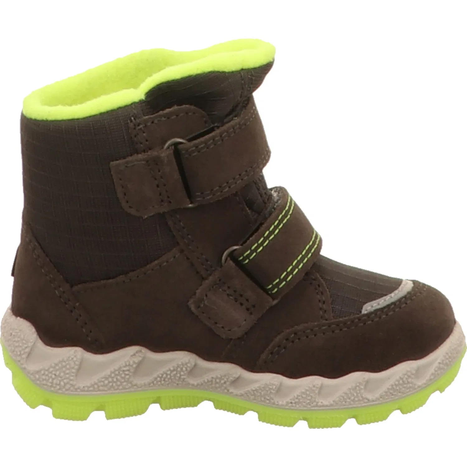 Детские снежные ботинки для девочек с монстром Icebird Superfit, Grey Yellow 2000 — фото 3