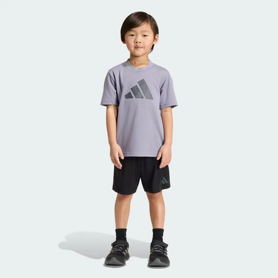 Спортивный костюм ADIDAS SPORTSWEAR 'Seasonals' в лавандовом и черном цветах — фото 2