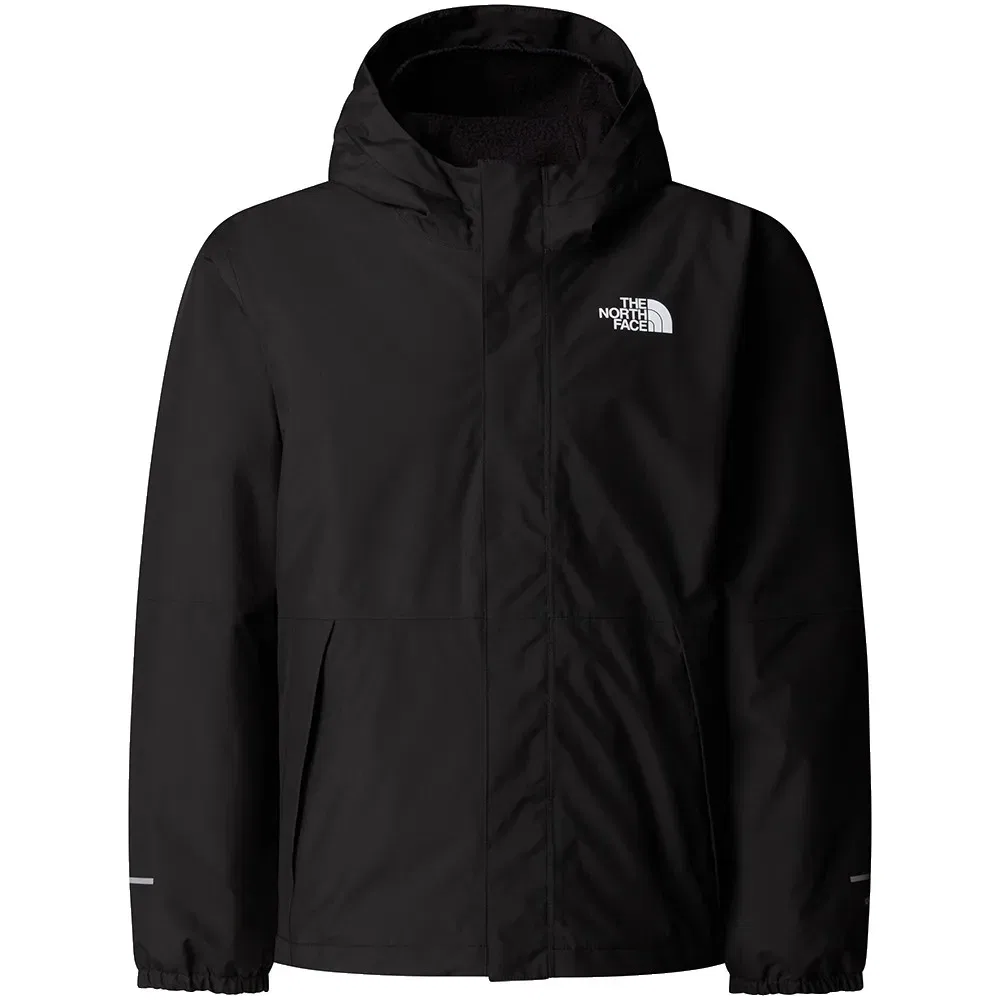 Детская непромокаемая куртка с утеплителем The north face, Black — фото 3