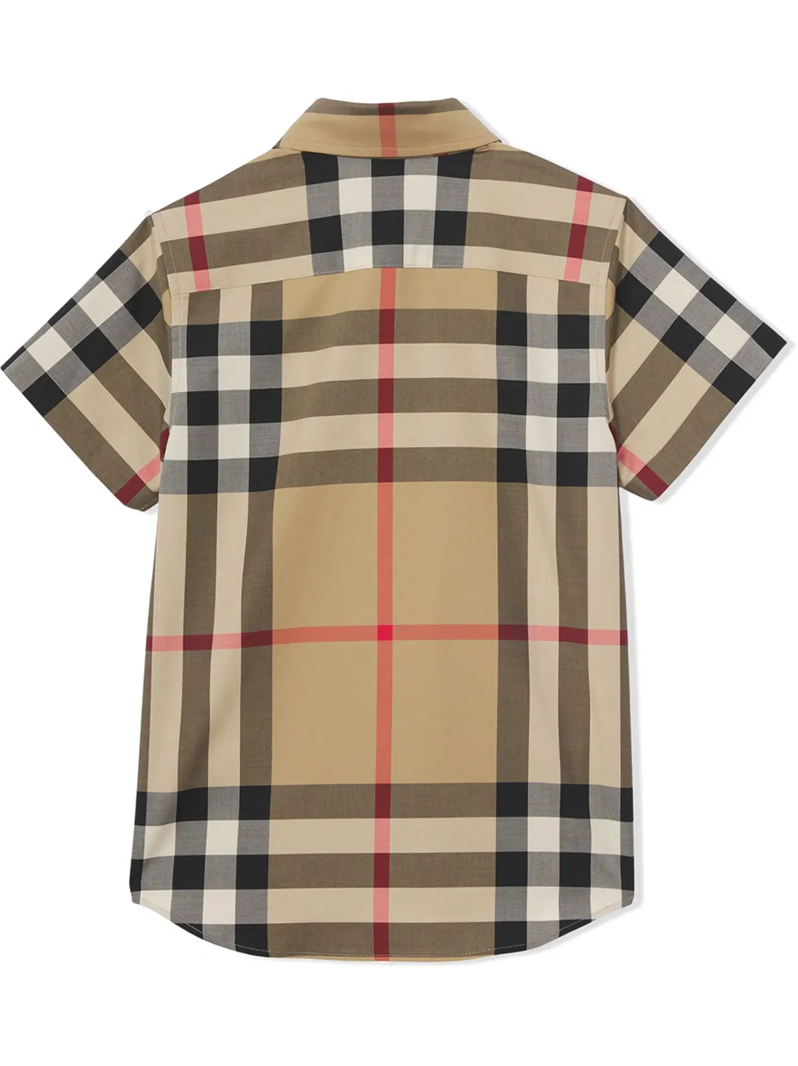 Рубашка с винтажным клетчатым принтом Burberry, нейтральный — фото 2