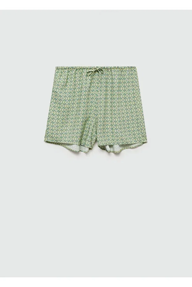 Детские шорты для девочек вискозные Mango, Green