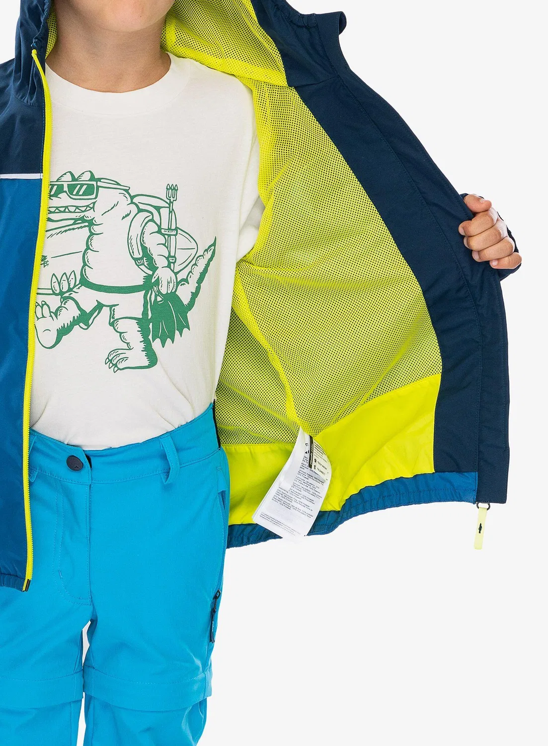 Детский дождевик Turaco Jacket III Vaude, Mitternachtsindigo — фото 4