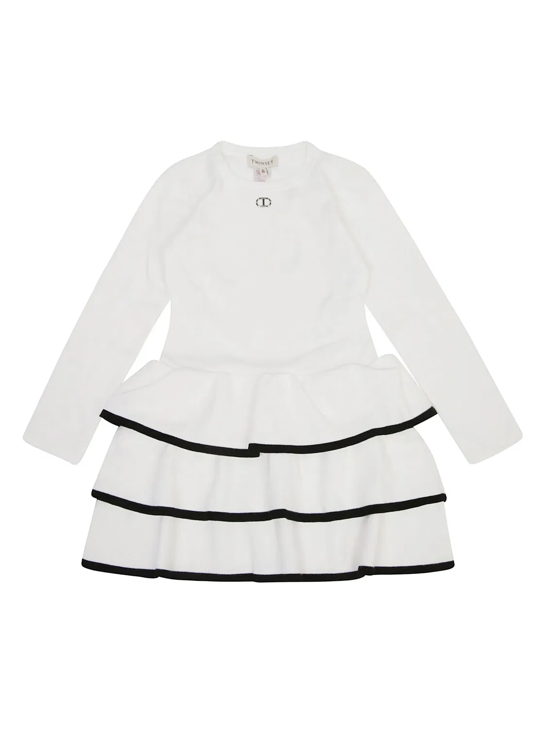 TWINSET Платье с tiered peplum подолом