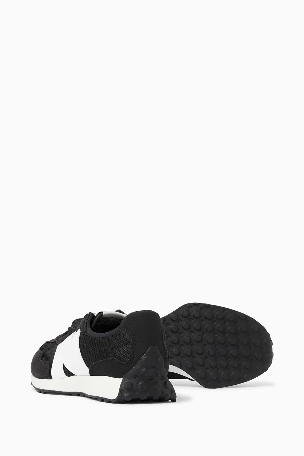 Кроссовки из кожи и сетки 327 New Balance — фото 3