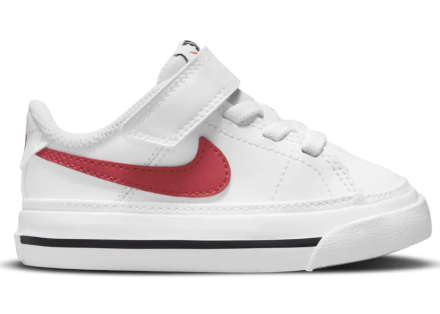 Детские кроссовки Lifestyle Nike Court Legacy, White/Black/University Red