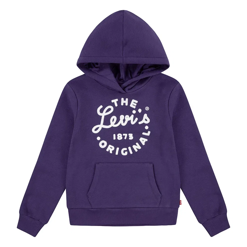 Детское худи для девочек с капюшоном Levi's, Purple