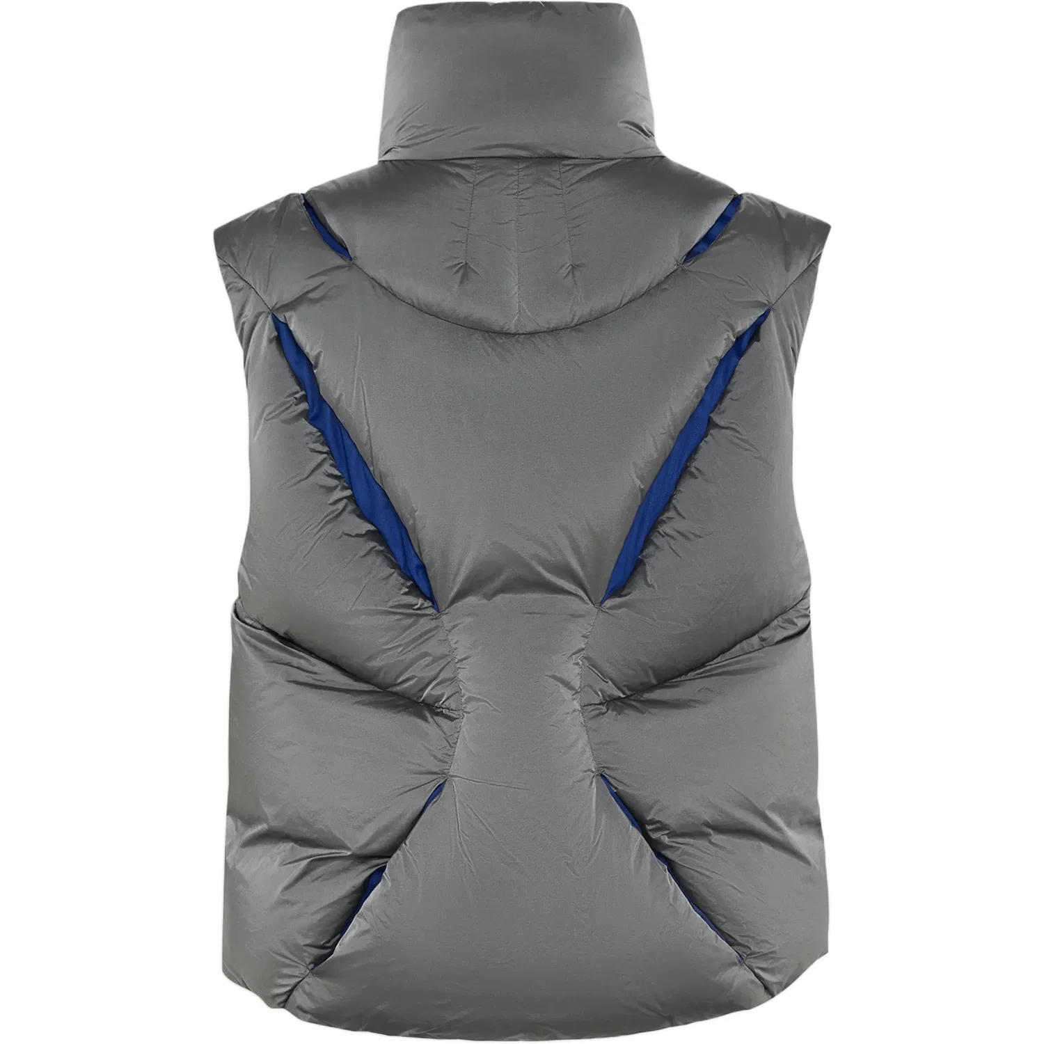 Женский жилет пуховый с воротником-стойкой Dark Silver Metal Adidas, Dark Silver Metal — фото 3