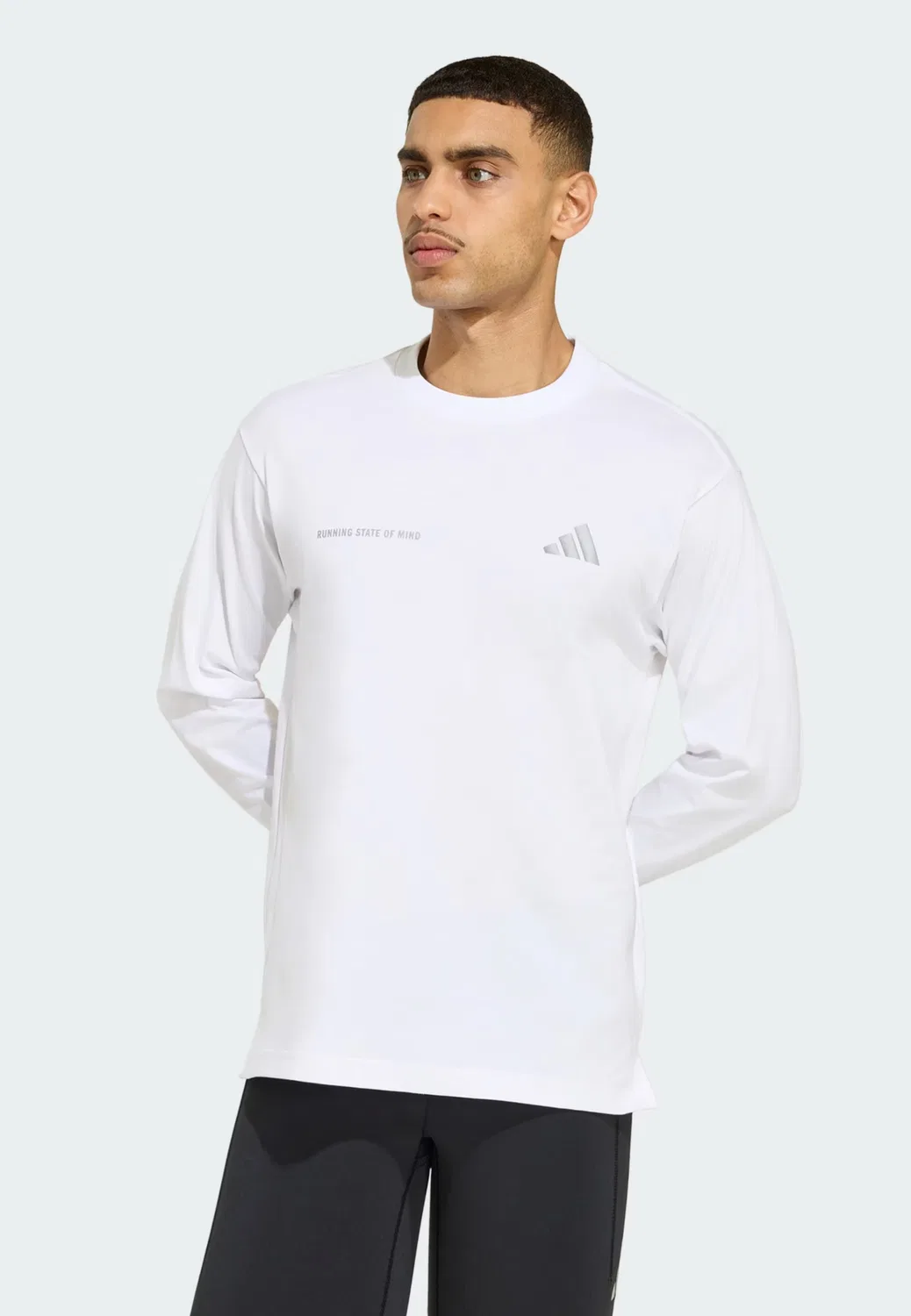 Спортивная футболка Adidas Performance Shirt Adi365 белого цвета — фото 2