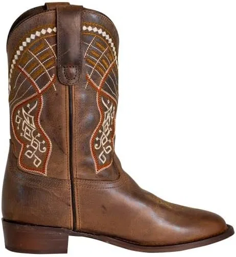Детские сапоги для девочек с квадратным носком Yukon Square Toe Western Boot TuffRider, Brown — фото 4
