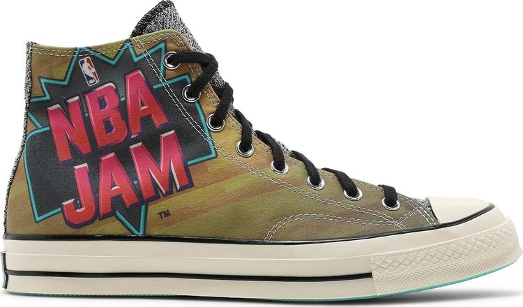 

Кроссовки Converse NBA Jam x Chuck 70 High Hardwood Floor, коричневый