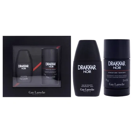 Набор подарочный мужской Drakkar Noir Guy Laroche, 30 мл + 77 мл