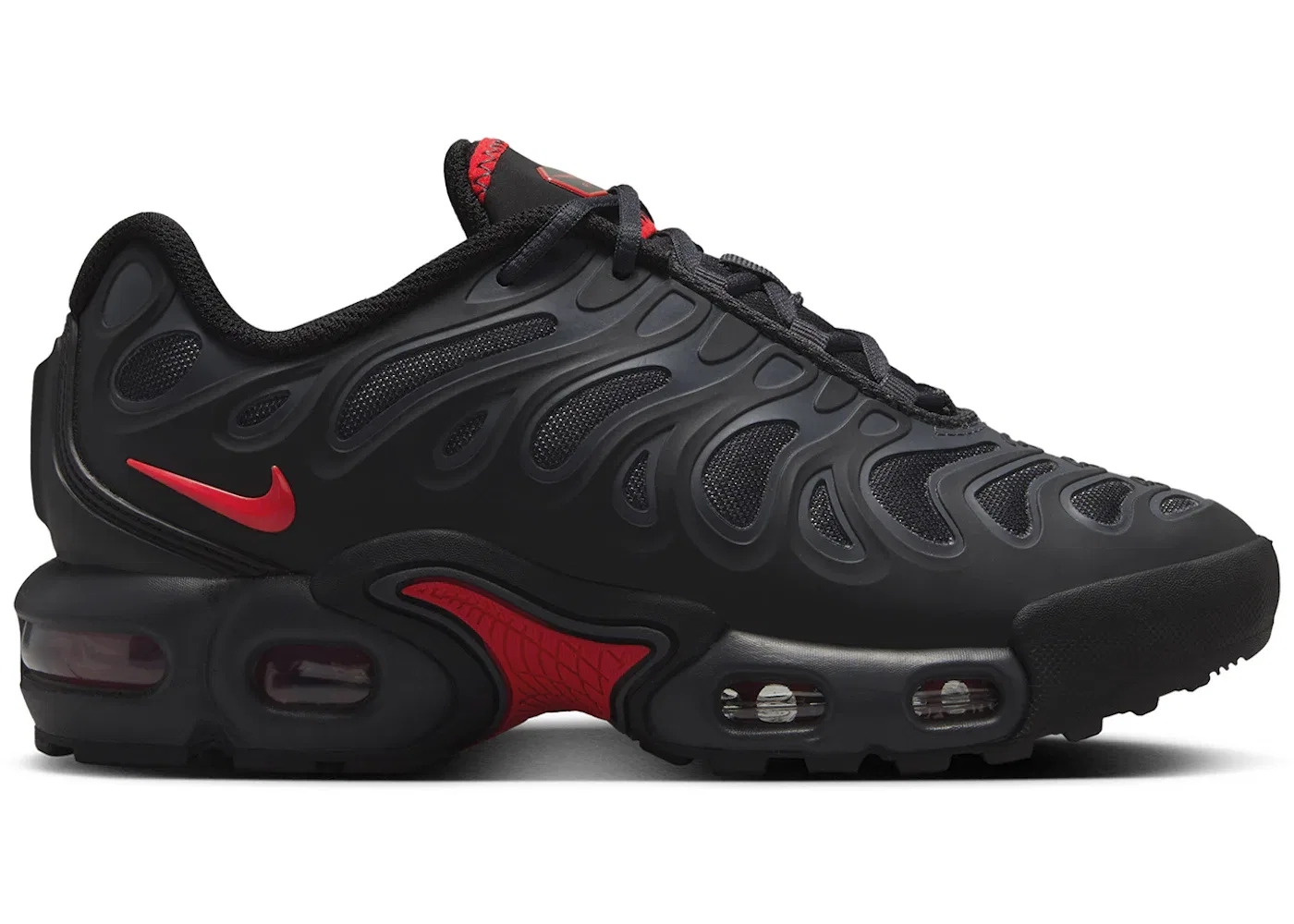 Детские кроссовки Lifestyle Nike Air Max Plus Drift, Black/Dark Smoke Grey/University Red