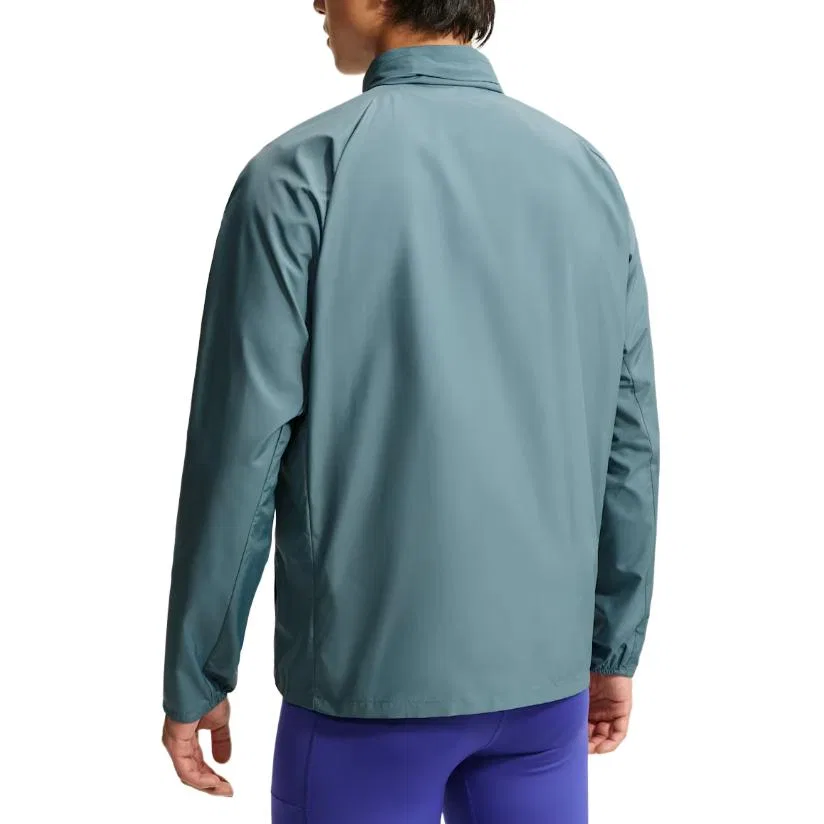 Мужская беговая куртка с капюшоном Nike MILER, Smoke Blue — фото 3