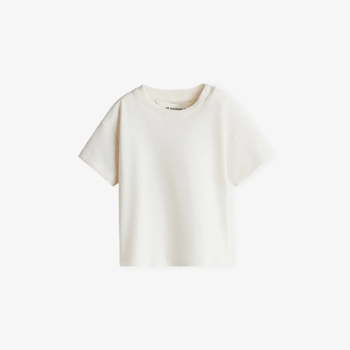 Хлопковая футболка свободного кроя, размер 4 месяца - 3 года H&M Adorables, белый