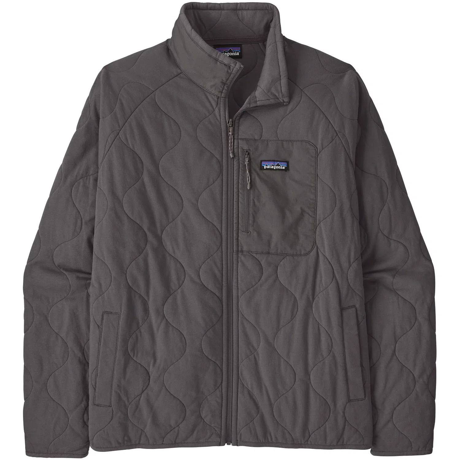 Куртка утепленная стеганая с длинным рукавом Daily Quilted Insulated Patagonia, серый