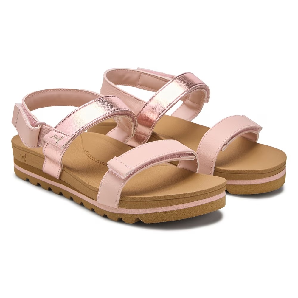 

Детские платформенные сандалии Reef Horizon Hi Tide для маленьких/больших детей, pink multi metallic