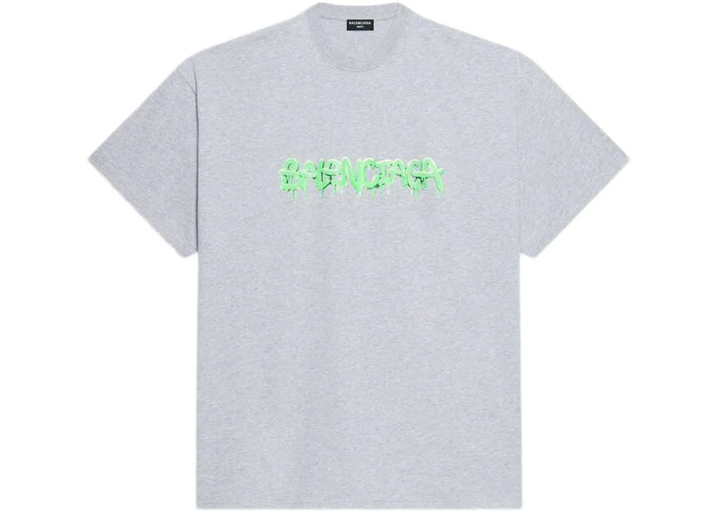Мужская футболка оверсайз Slime Balenciaga, Gray/Green