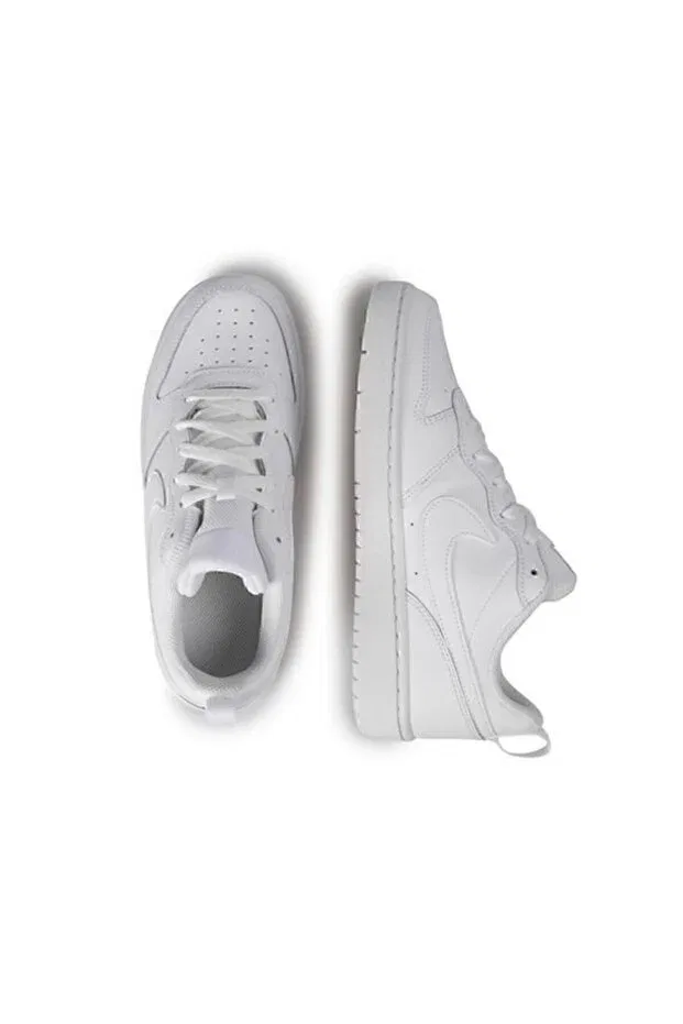 Детские кроссовки для девочек на плоской подошве Nike, White — фото 4