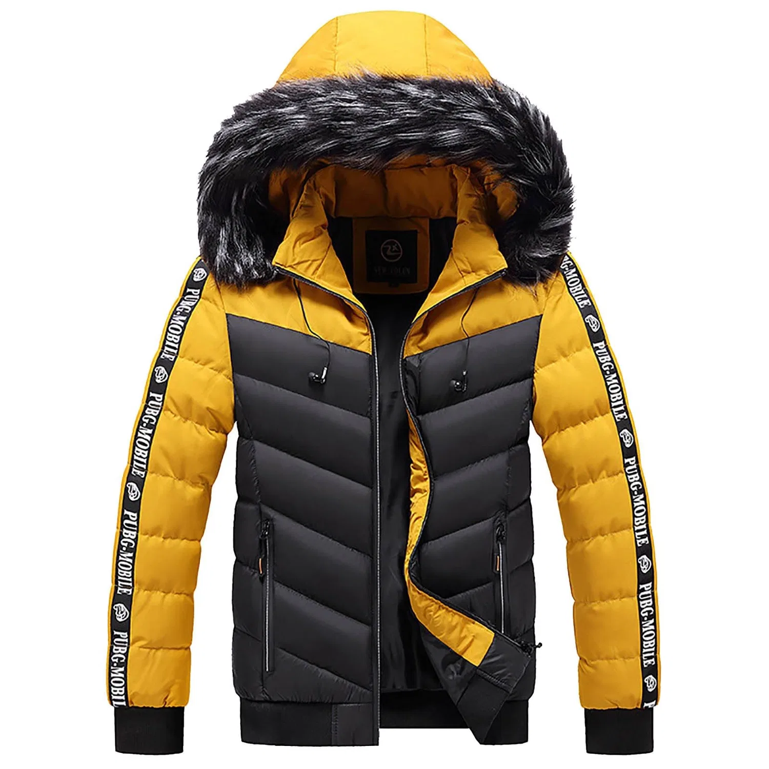 Мужская куртка с принтом Ski Jacket, Black