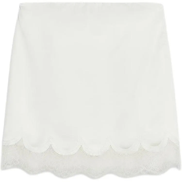 Женский топ без бретелек прямого кроя Frosted White ZARA, Frosted White