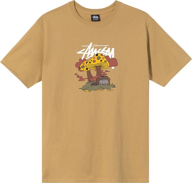 

Футболка Stussy Something's Cookin' Tee 'Khaki', загар