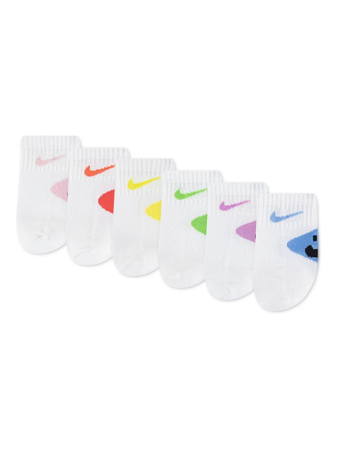 Носки Nike Smiley Heel Ankle, 6 пар, розовый