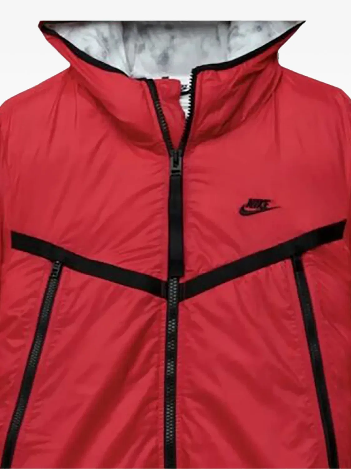 Куртка с капюшоном и логотипом Nike, красный — фото 2