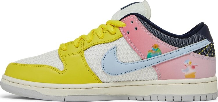 Кроссовки Nike Xavier Schipani x Dunk Low SB 'Be True - Trans Joy', многоцветный — фото 4