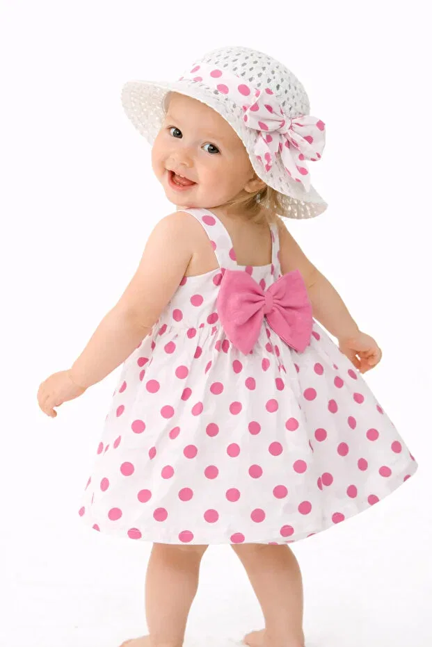 Детское платье для девочек с принтом Sweet Summer Chicsy Baby, Pink — фото 4