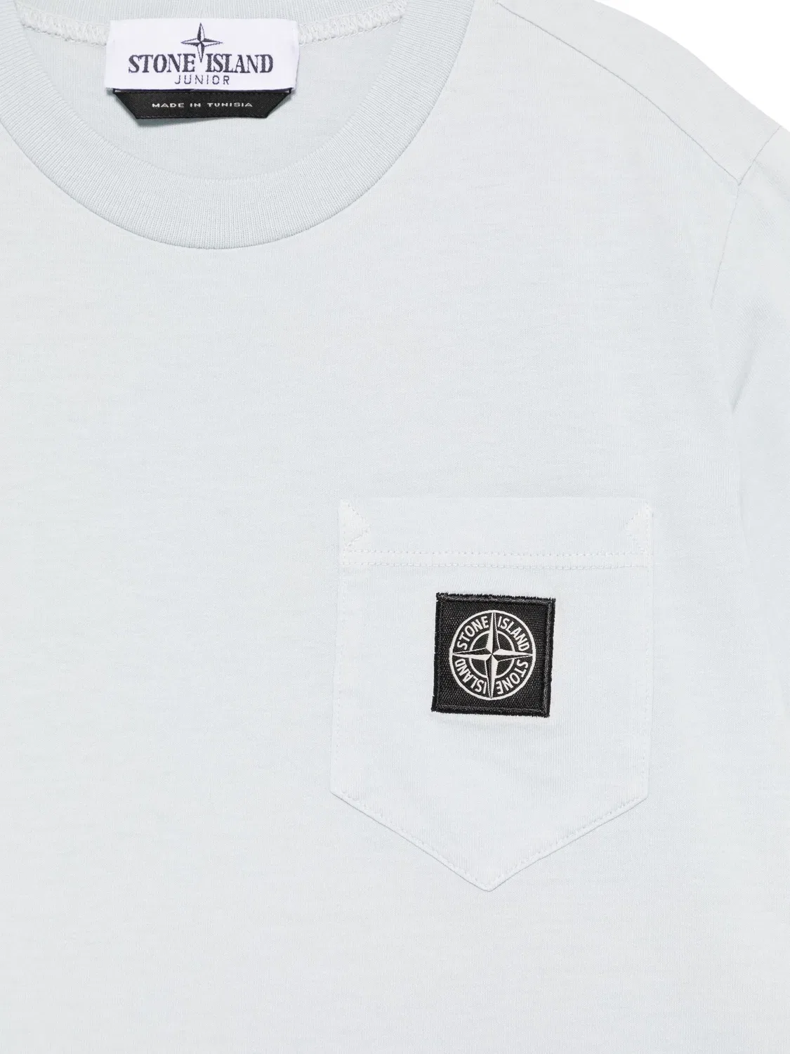 Stone Island Футболка из 100% хлопка синего цвета — фото 3