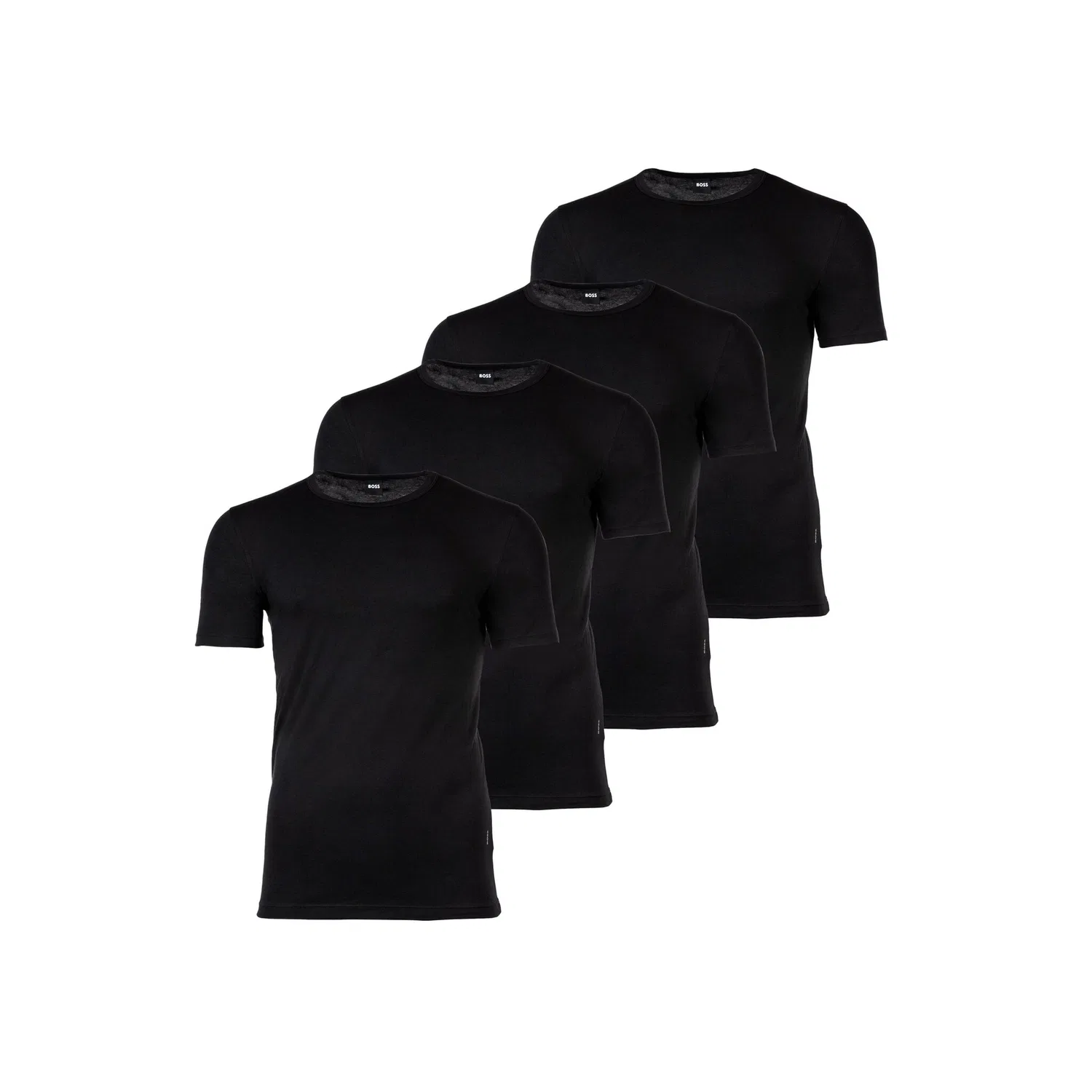 Мужская короткая нижняя белье-майка BOSS, Black