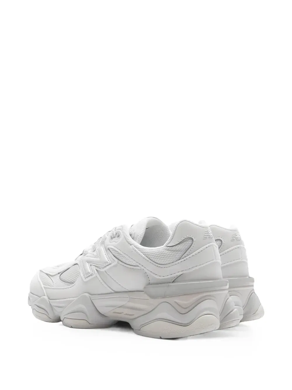 Кроссовки 9060 на шнуровке GS New Balance Kids, белый — фото 3