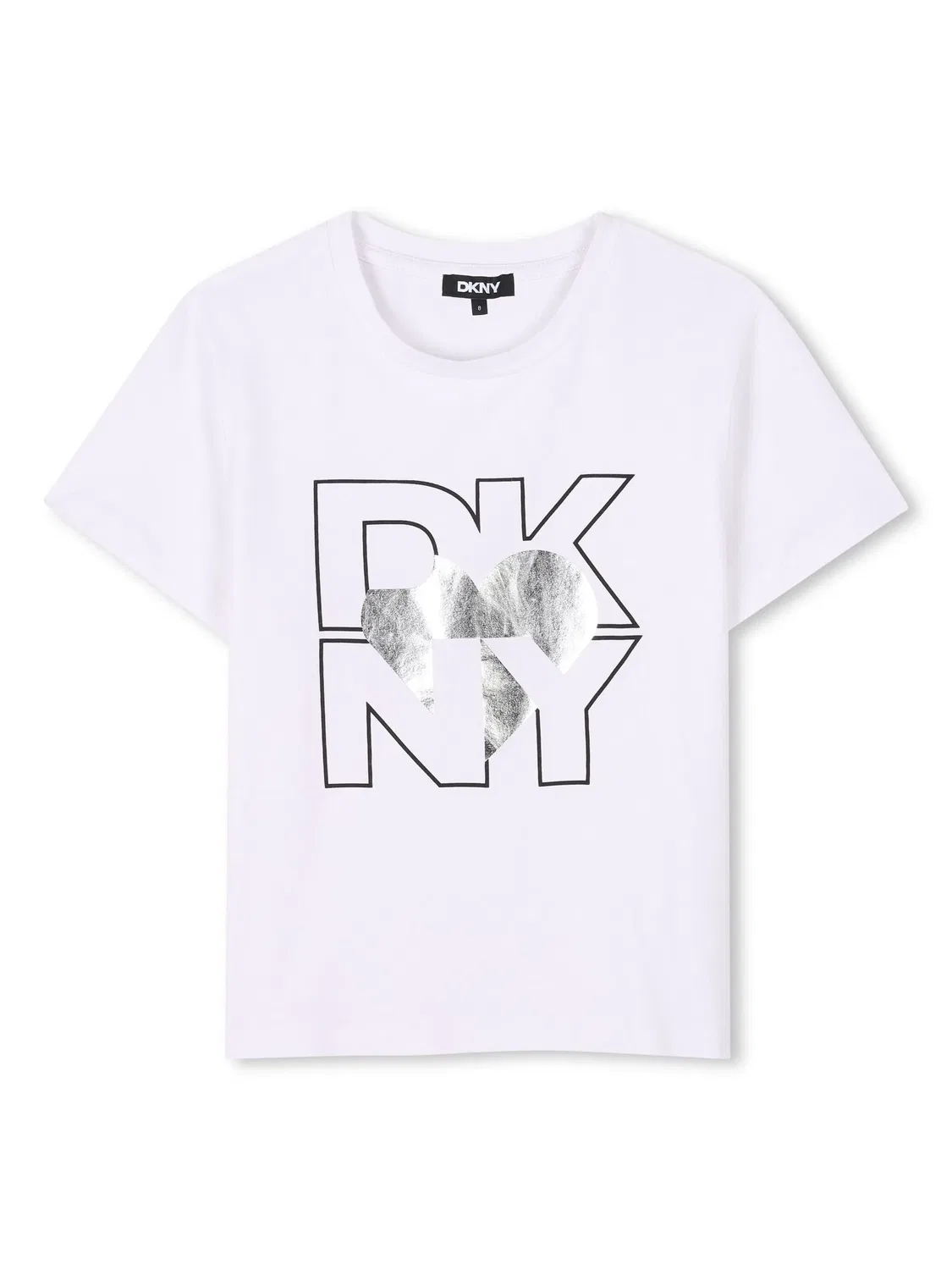 Футболка с принтом логотипа DKNY, белый